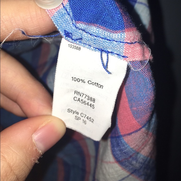 Woman J. Crew Factory Plaid Button Down Shirt SP - Picture 8 of 8